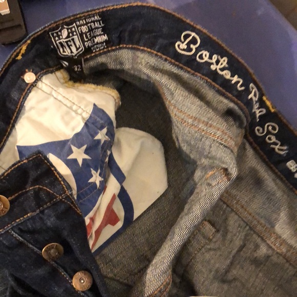 Boston Red Sox MLB Premium Denim Jeans W34L32 - Picture 7 of 9